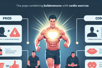 Boldenona en combinación con cardio: pros y contras