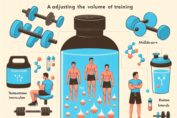 Cómo ajustar el volumen de entrenamiento con Suspensión acuosa de testosterona