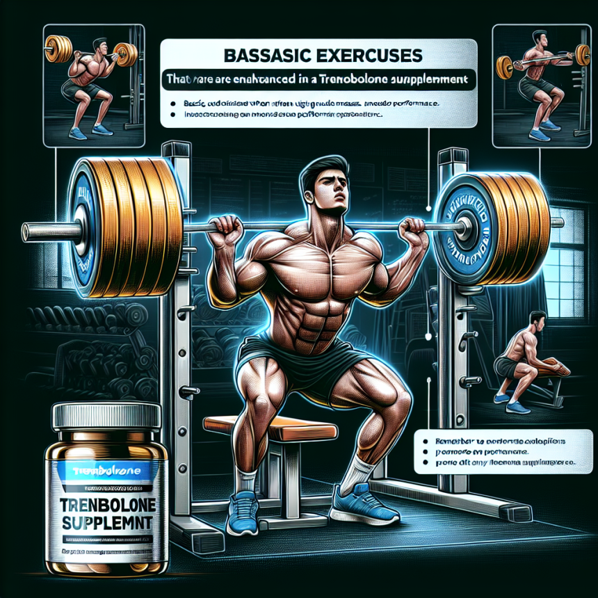Qué ejercicios básicos se potencian con Trenbolone