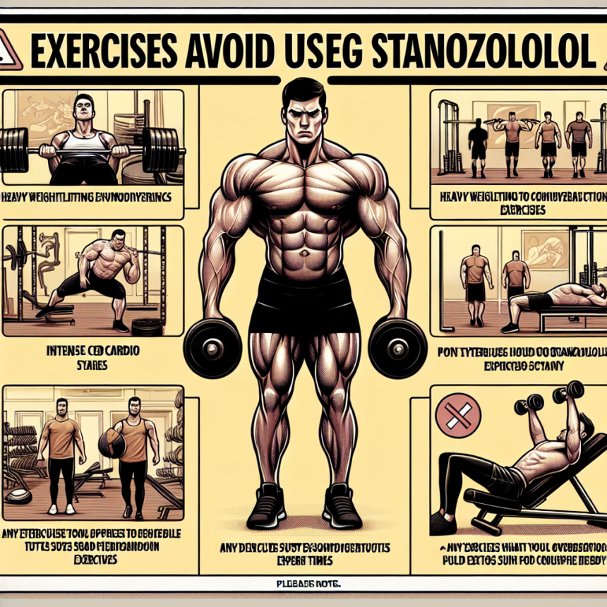 Qué ejercicios evitar si usas Inyección de estanozolol por primera vez