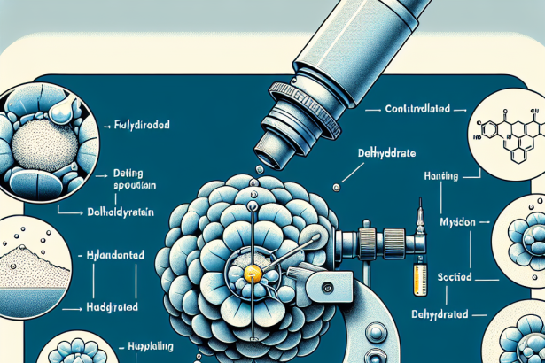 Turinabol en fases de deshidratación controlada