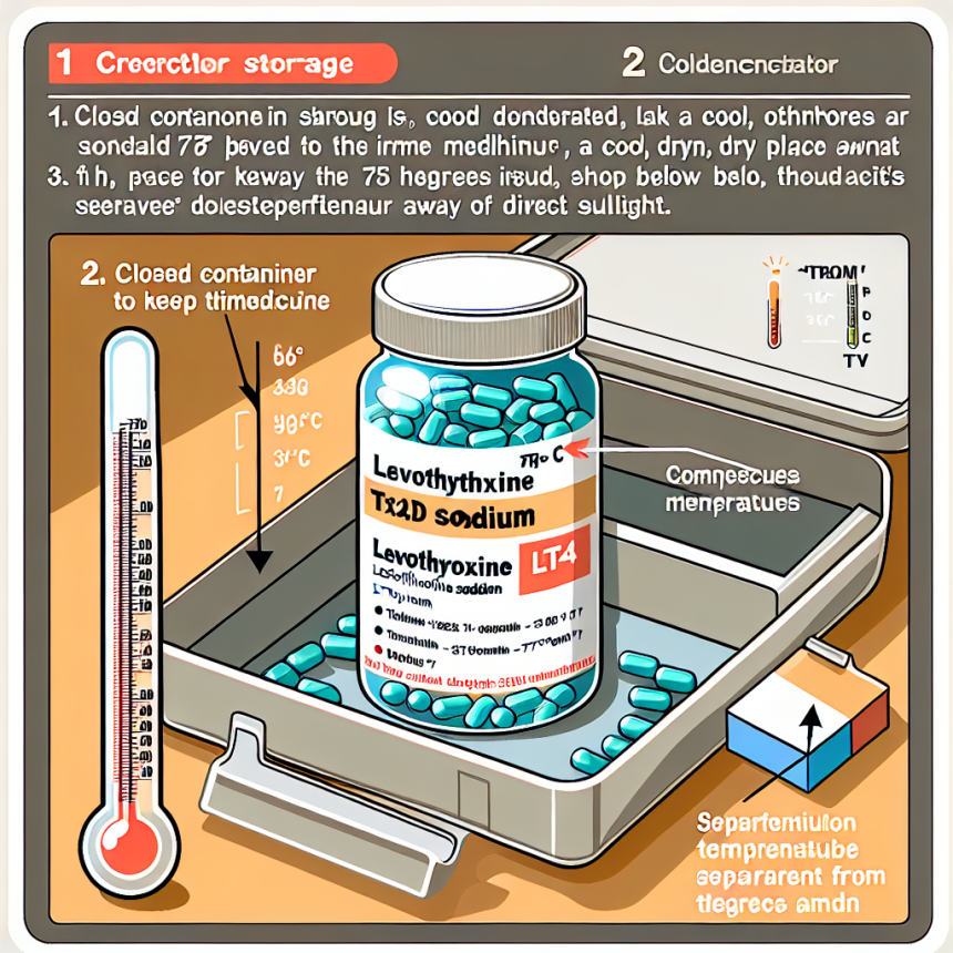 Cómo almacenar correctamente L-Thyroxine Sodium/Levothyroxine Sodium (LT4 sodium)