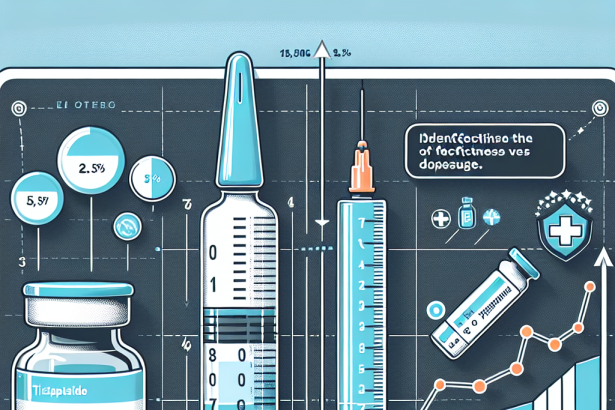 Cómo identificar el punto óptimo de dosis con Tirzepatide