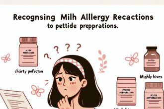Cómo identificar una alergia leve a Preparados de péptidos