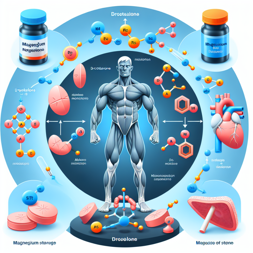 Cómo influye Drostanolona en el metabolismo del magnesio