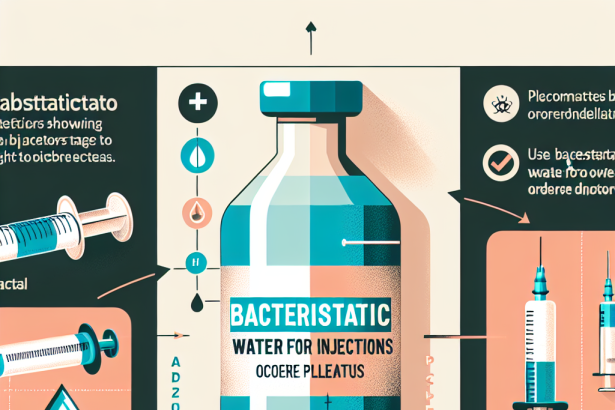 Cómo usar Agua bacteriostática para inyección para superar estancamientos