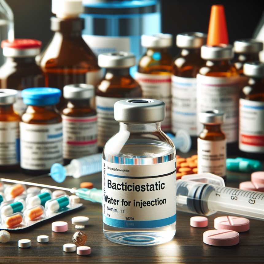 ¿Interfiere Agua bacteriostática para inyección con vacunas o medicamentos?