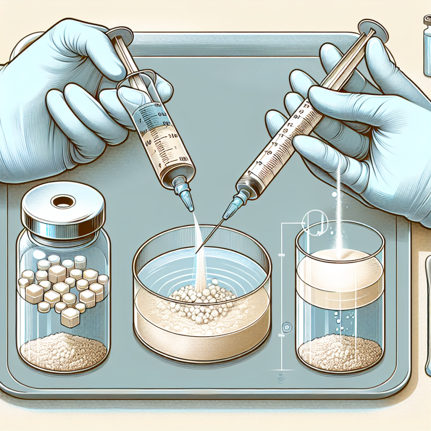Qué tipo de proteína combinar con Agua bacteriostática para inyección