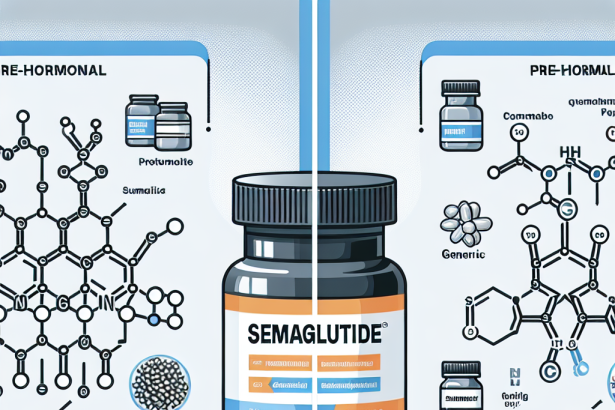 Semaglutid y suplementos pre-hormonales: diferencias