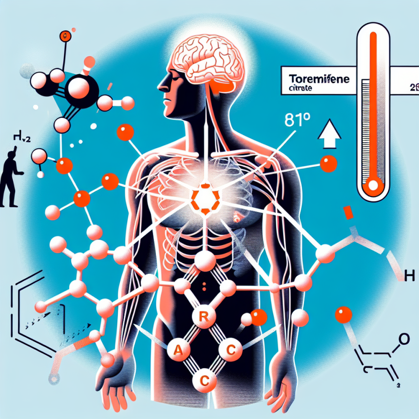 ¿Citrato de toremifeno influye en la temperatura corporal?
