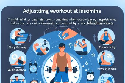 Cómo ajustar el entrenamiento si Enclomiphene citrate produce insomnio