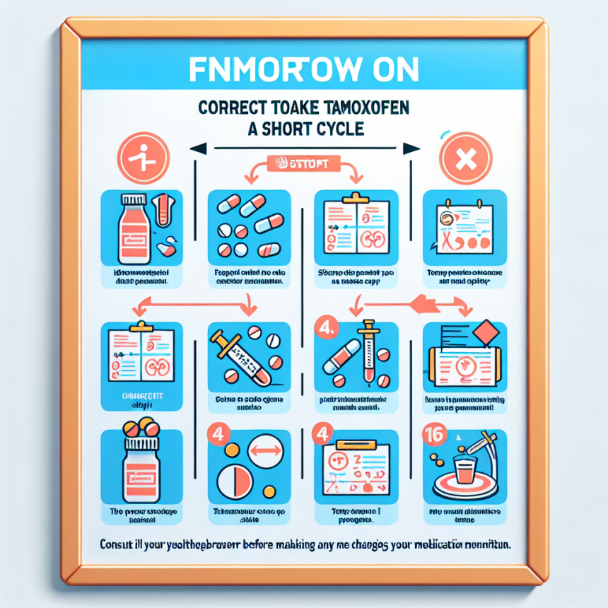 Cómo tomar correctamente Tamoxifeno en un ciclo corto