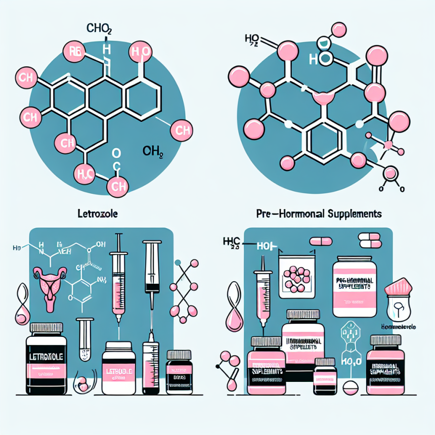Letrozol y suplementos pre-hormonales: diferencias