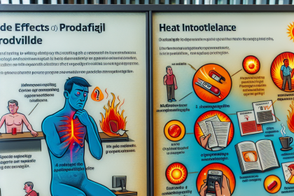 ¿Puede Modafinil (Provigil) causar baja tolerancia al calor?