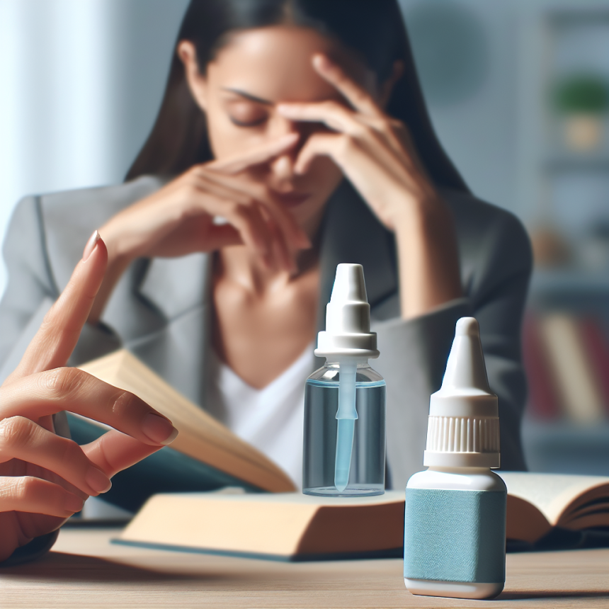 Aerosoles nasales y dificultad para concentrarse