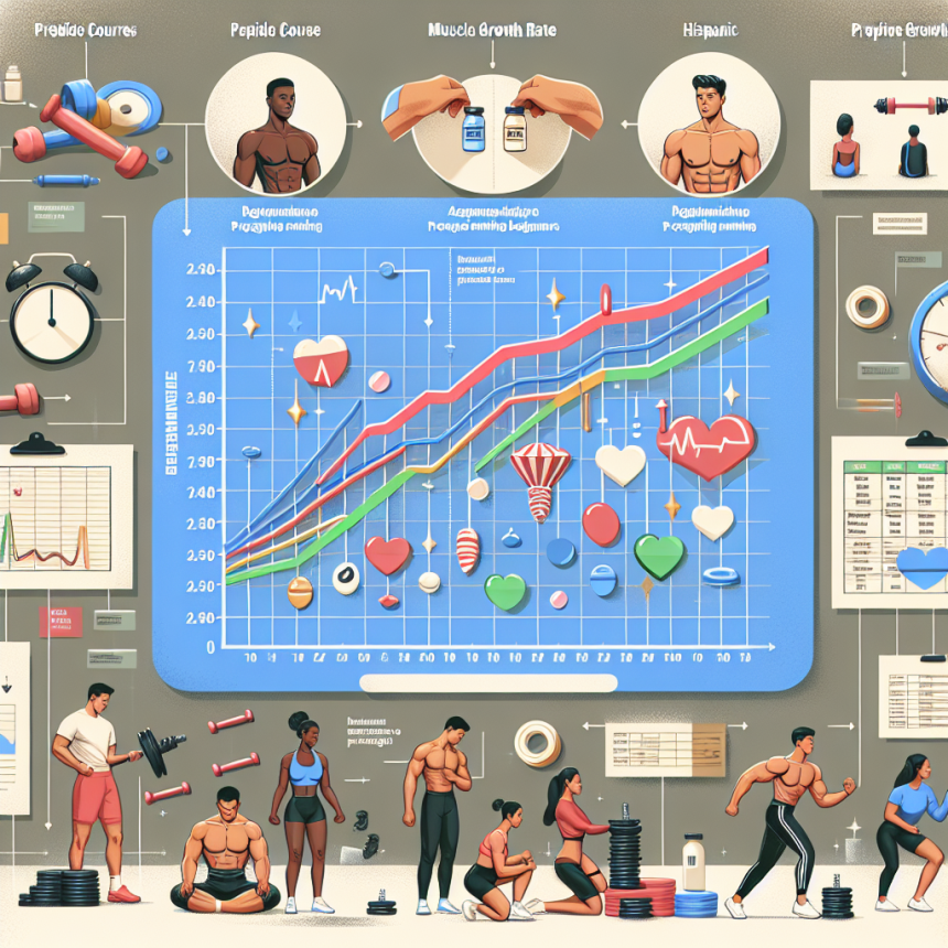Cursos de péptidos y ritmo de crecimiento muscular en principiantes