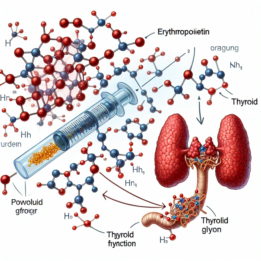 ¿Erythropoietin afecta la función tiroidea?