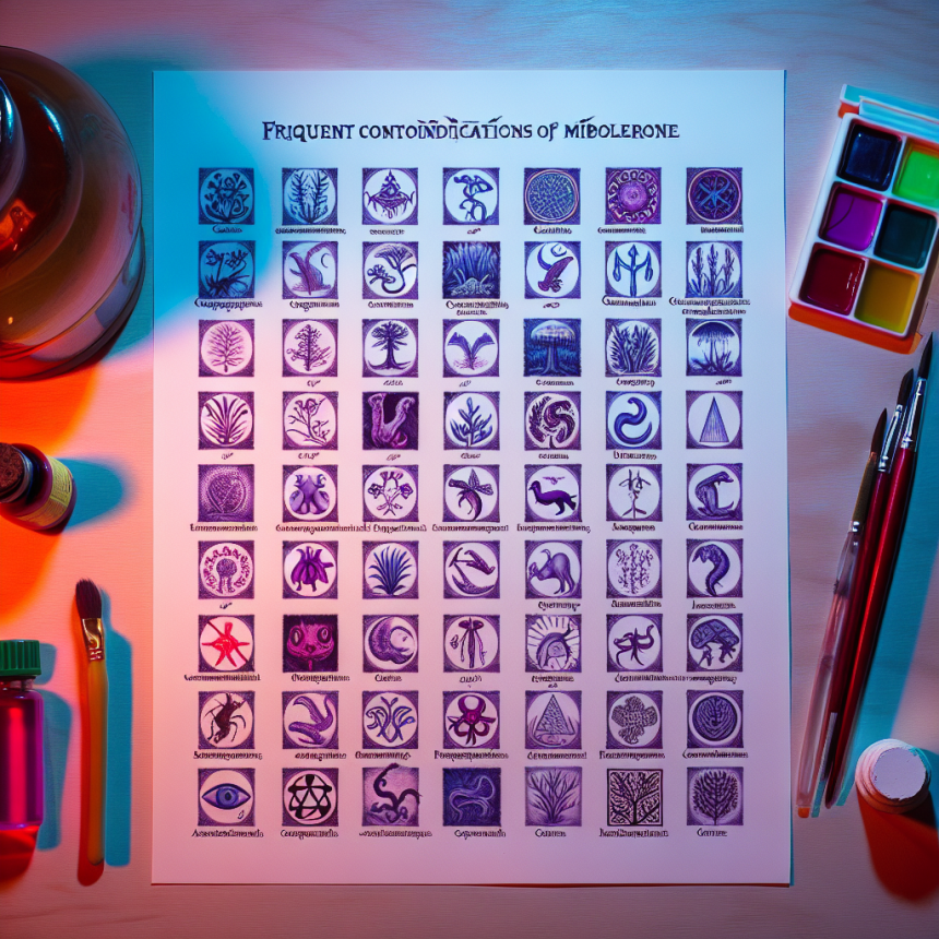 Contraindicaciones frecuentes de Mibolerone (checklist)